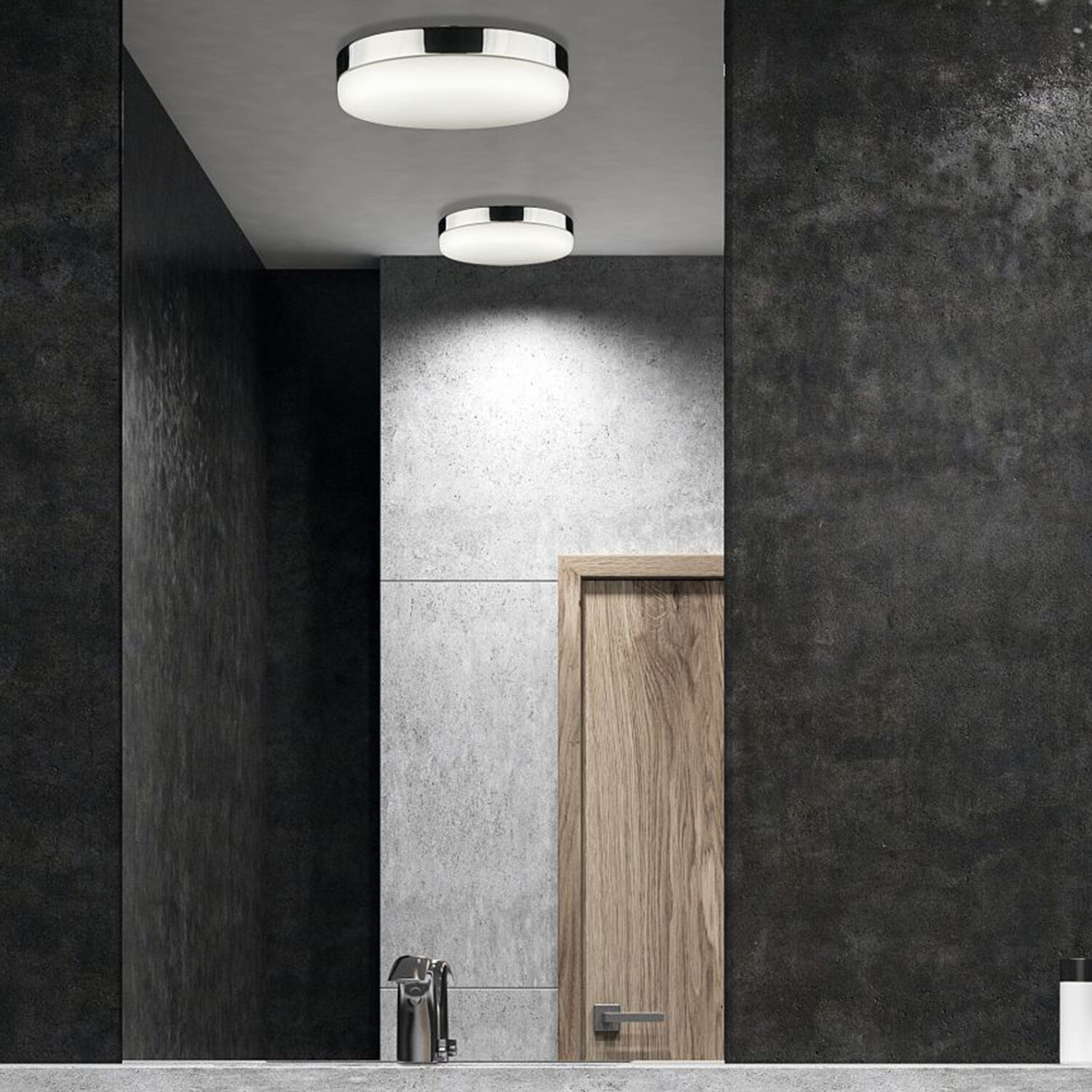 Deckenleuchte Chrom Bad Wohnzimmer Lampe MONI Drinnen, Innenarchitektur, Deckenleuchte