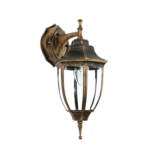 Wandlampe, Außenleuchte, Bronzefarben, Stil Lampe, Metall