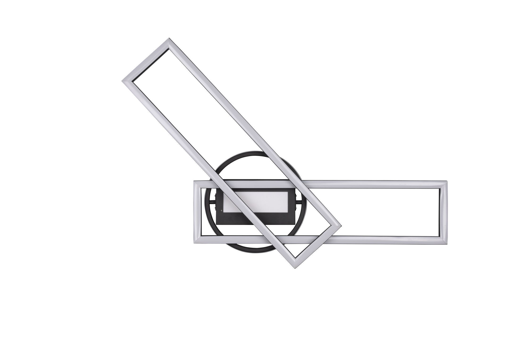 Plafonnier LED Noir Variateur Télécommande 4500 lm Emblem, Symbol, Logo