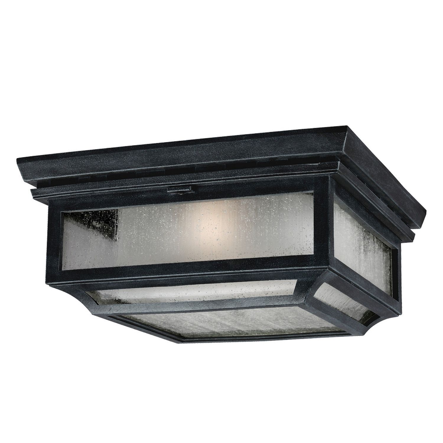 Antike Deckenleuchte WEST Zink Vintage quadratisch IP44