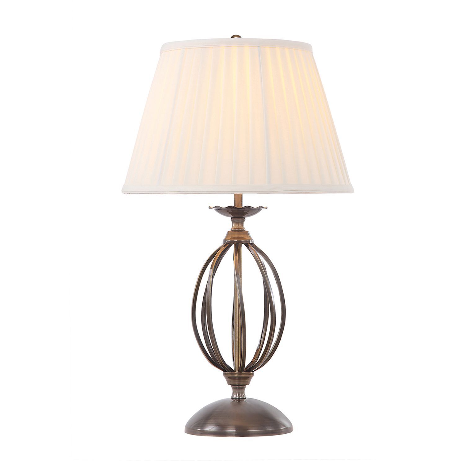 Stilvolle Tischlampe CANDELA 1 Klassisch 54cm hoch