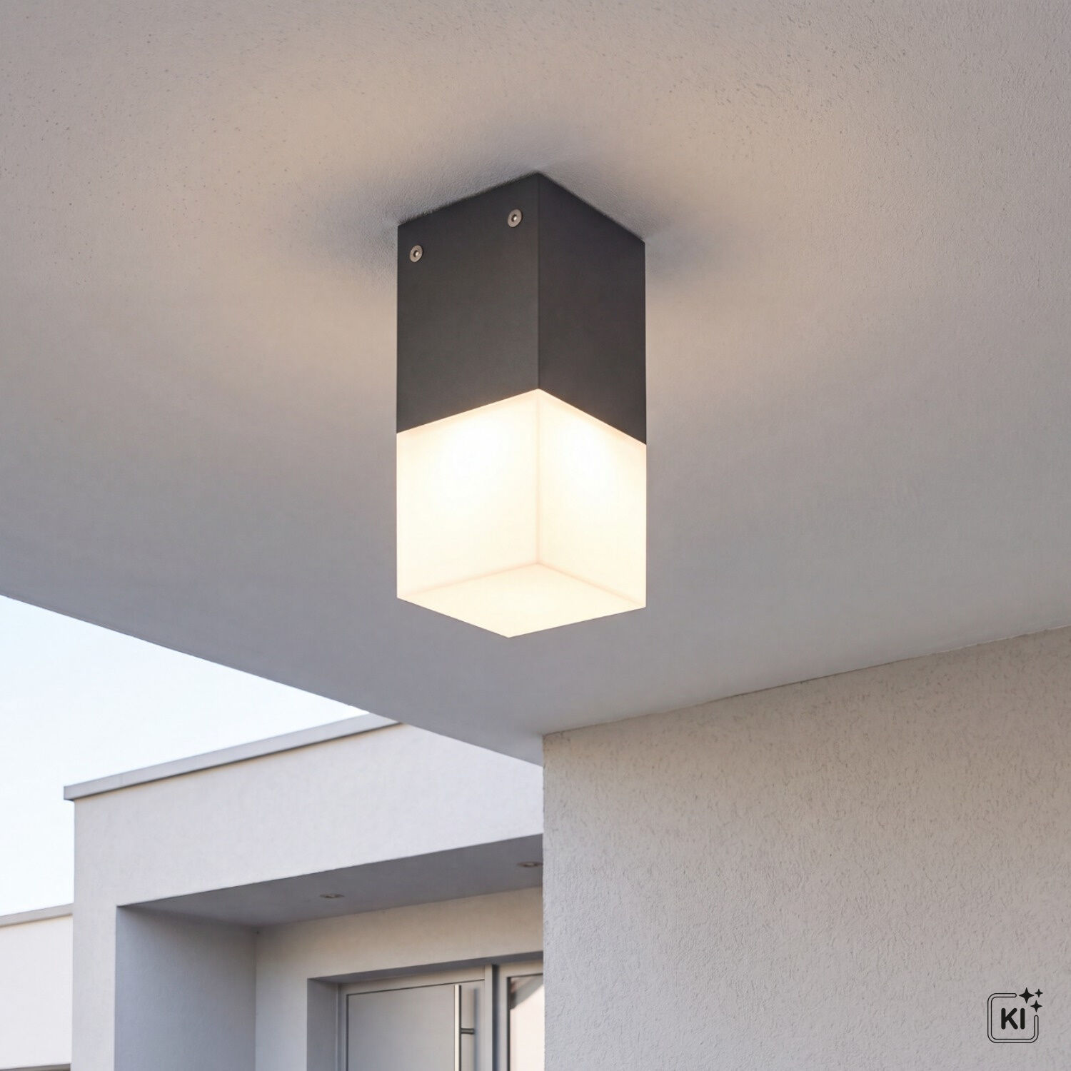 Außenleuchte, Wandleuchte, LED-Lampe, Kubische Leuchte, Außenbeleuchtung