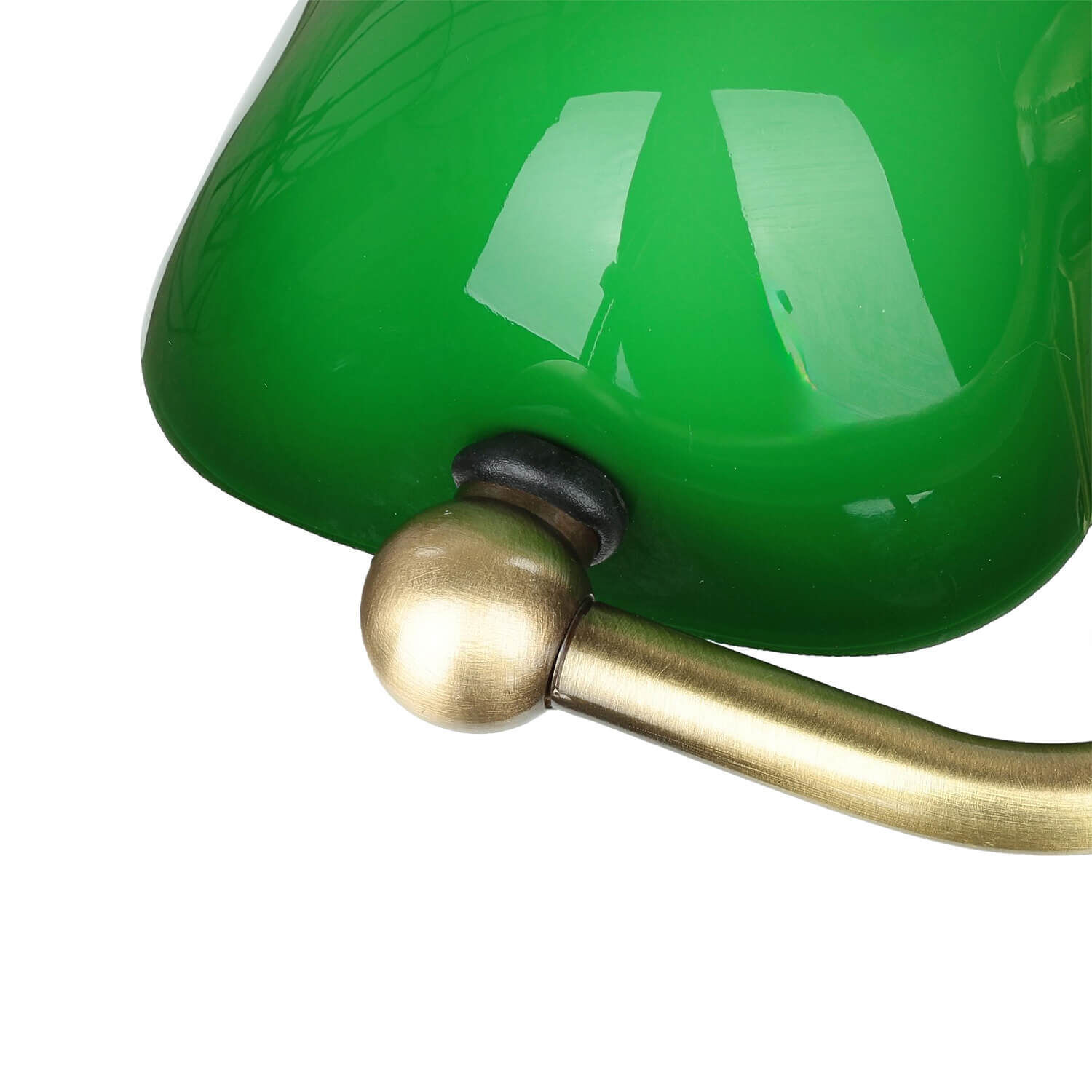 XXL Lampe de banquier laiton verre salon MINISTERO