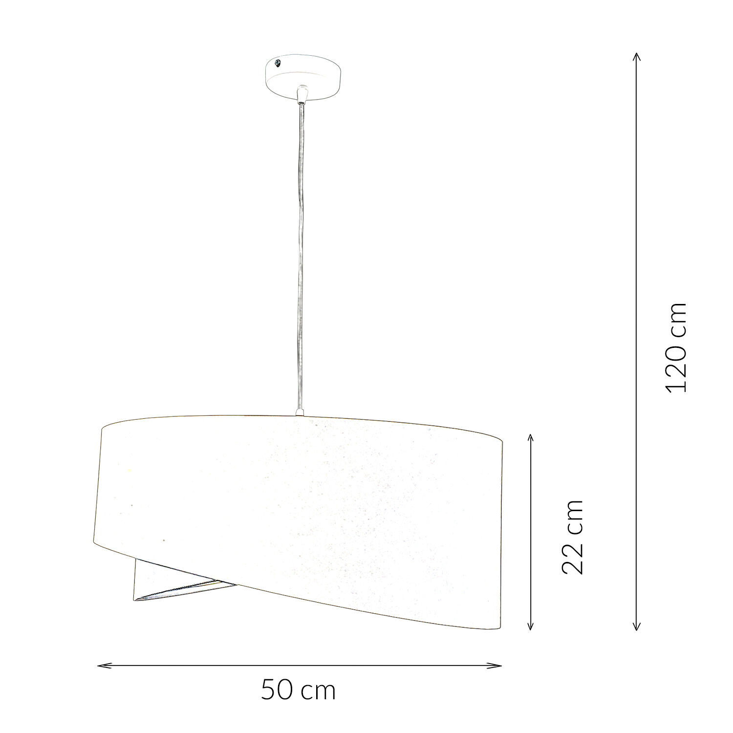 Hängeleuchte Esstisch Wohnzimmer Grau Blau Ø50cm Moebel