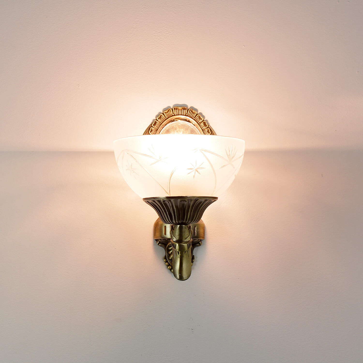 Applique murale élégante HENRY en laiton Art Nouveau Licht, Leuchte, Lampe