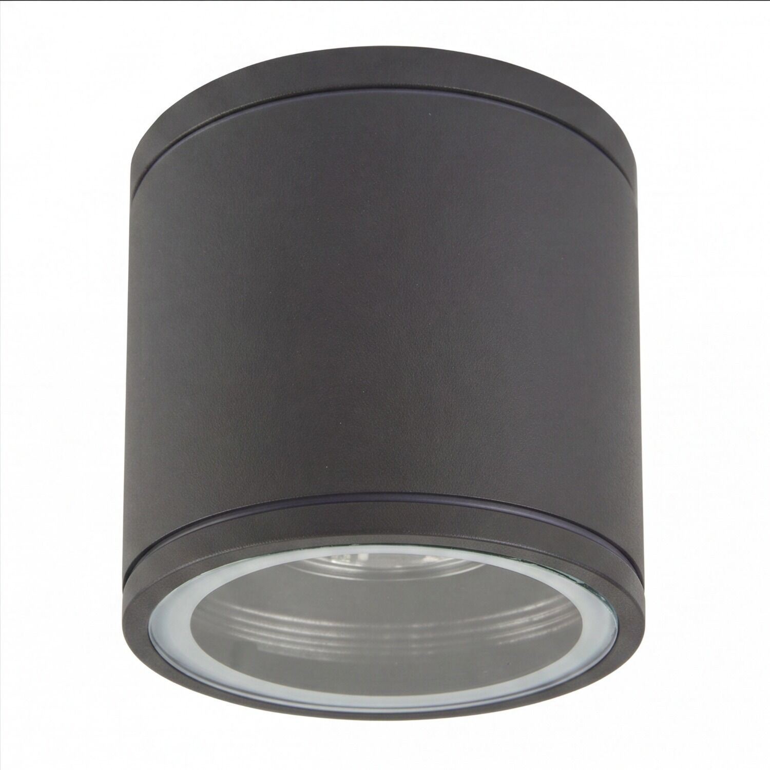 le51297-deckenleuchte-aussen-modern-gu10-ip54-grau-03 deckenleuchte, spotlichter, schwarz, rund, metall