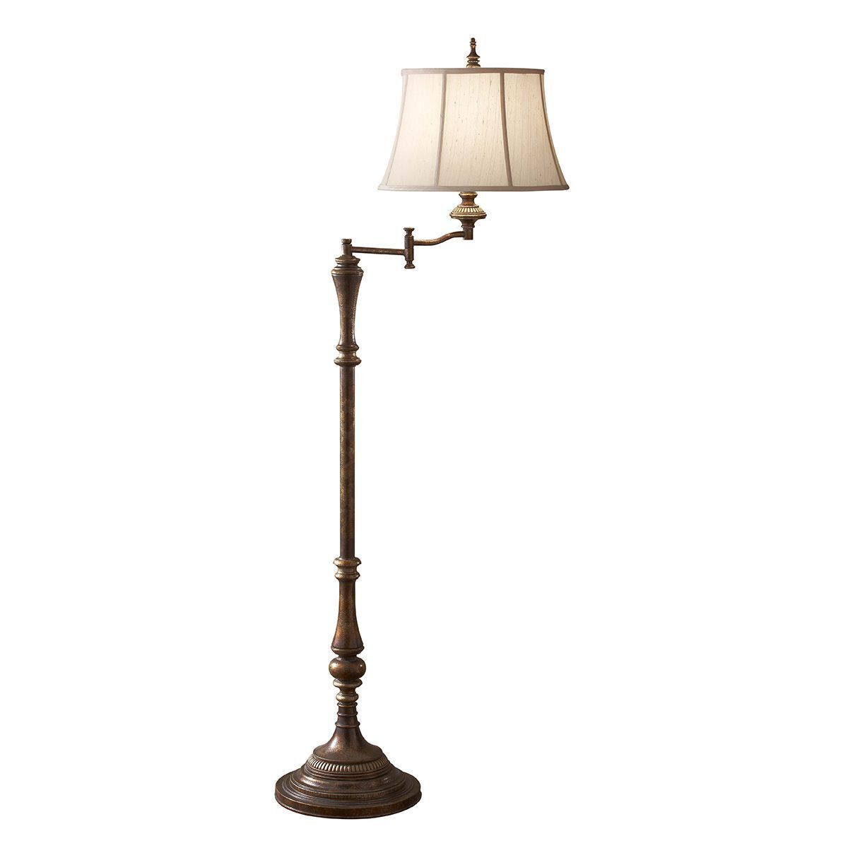 Lampe sur pied antique 163 cm réglable salon