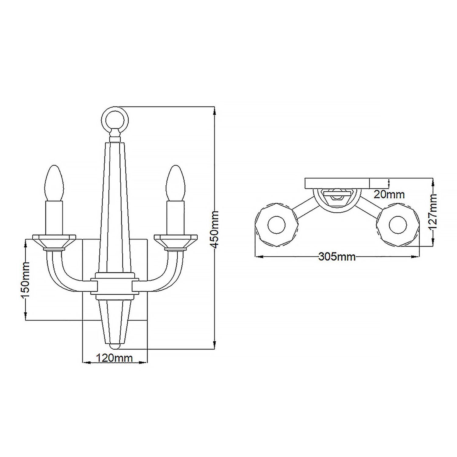 Leuchter, Lampe, CAD-Diagramm, Diagramm