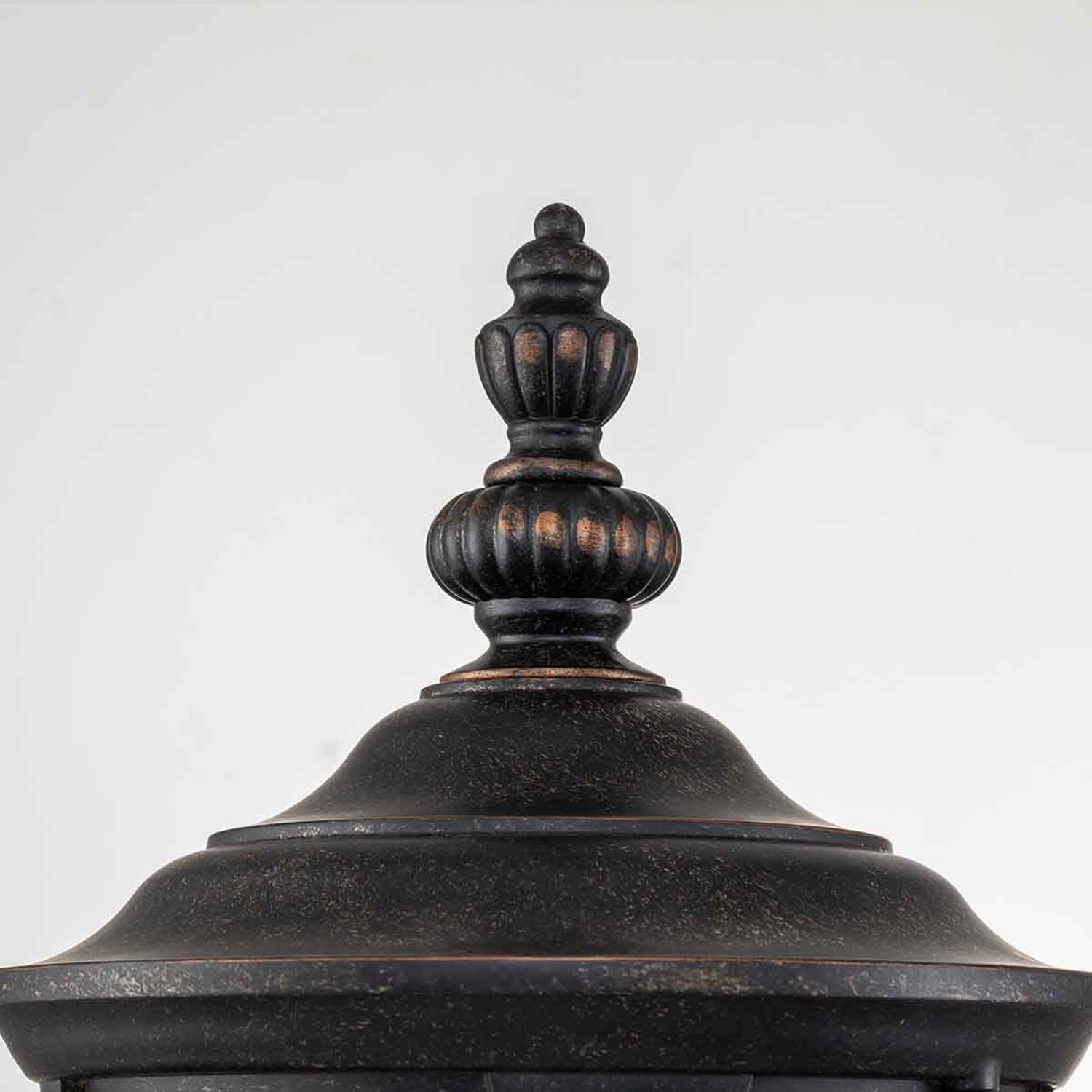 laterne, Lampe, Metall, antik, dunkelbraun