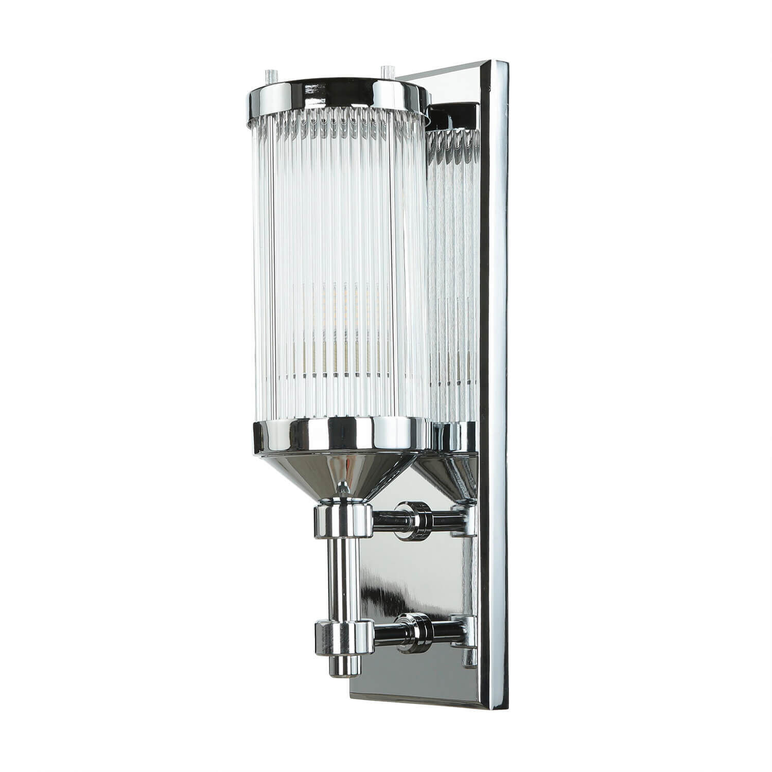 Bad Wandlampe in Chrom IP44 Design Leuchte ERVA Leuchte, Drinnen, Zimmer, Duscharmatur, Lampe