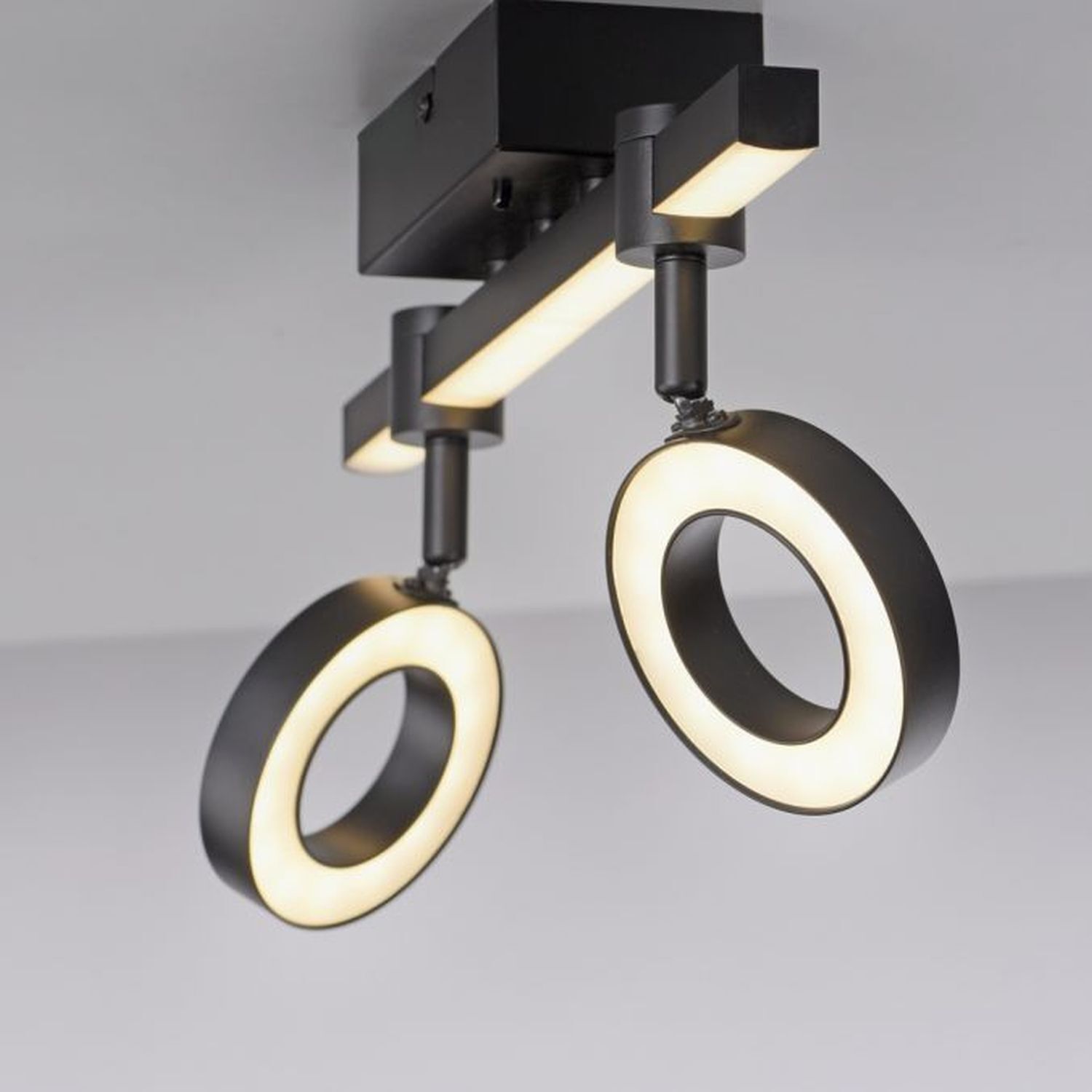 Verstellbarer LED Deckenspot Schwarz RGB Licht dimmbar Beleuchtung, Leuchte, Deckenleuchte