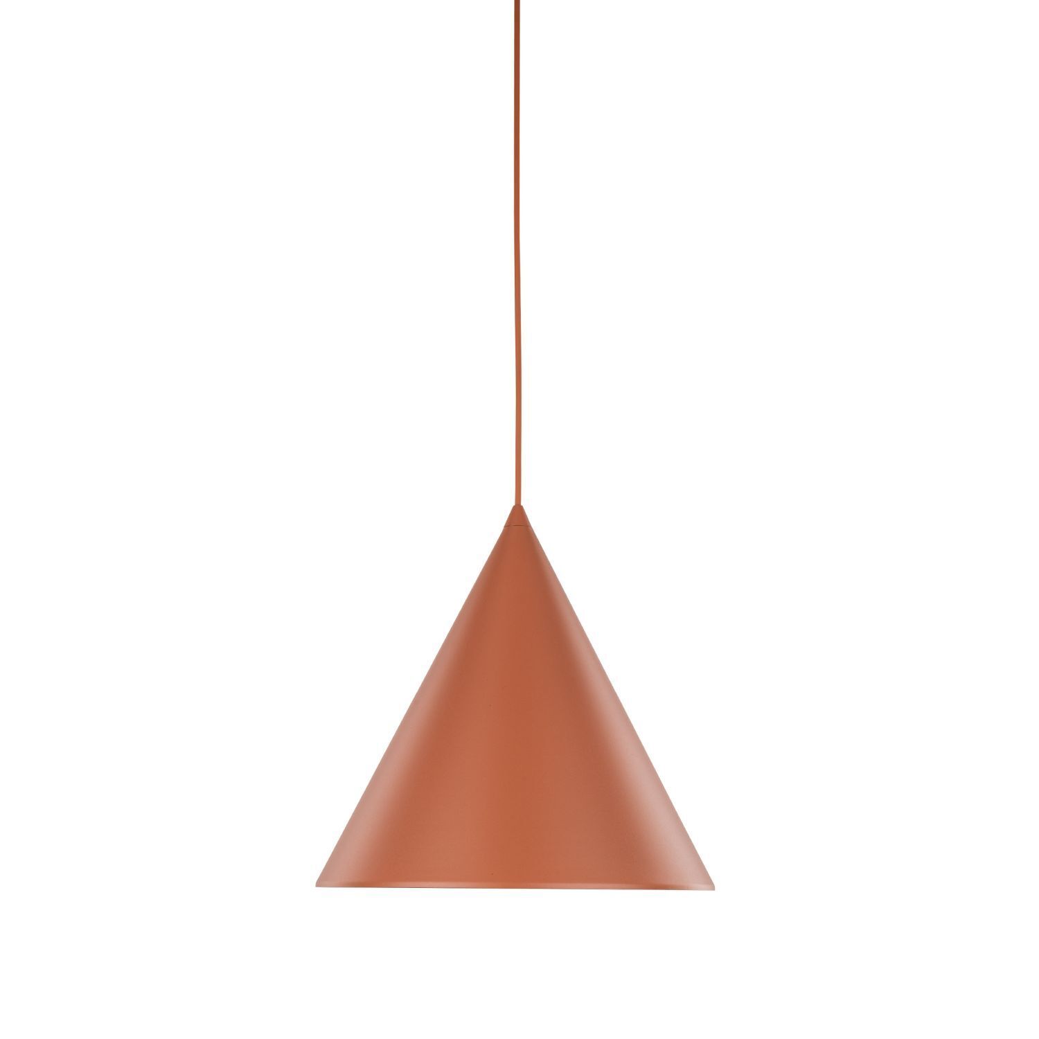 Hängeleuchte Metall Ø 32 cm H: max. 165 cm Rot Retro E27