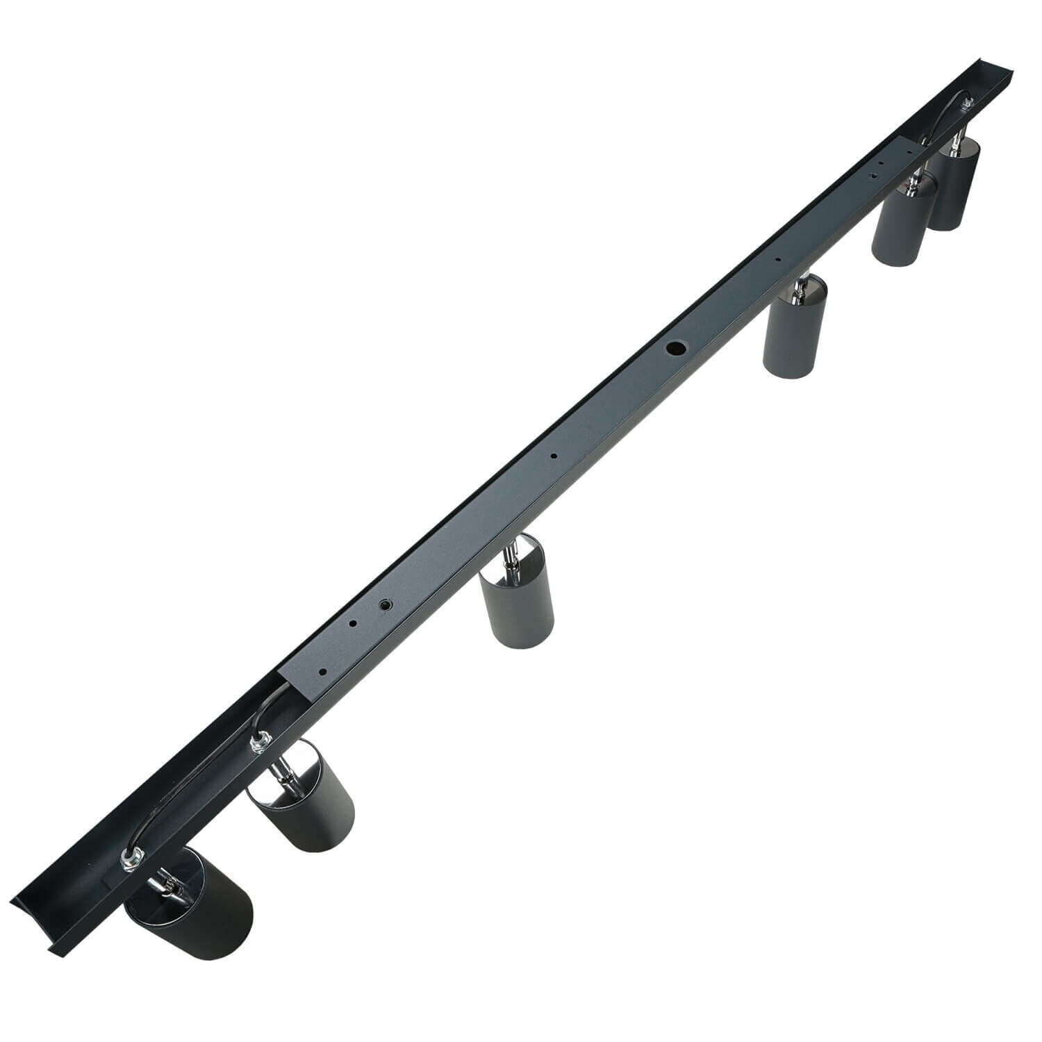 Spot de plafond en graphite 6-flmg Handlauf, Klinge, Rasiermesser, Waffe