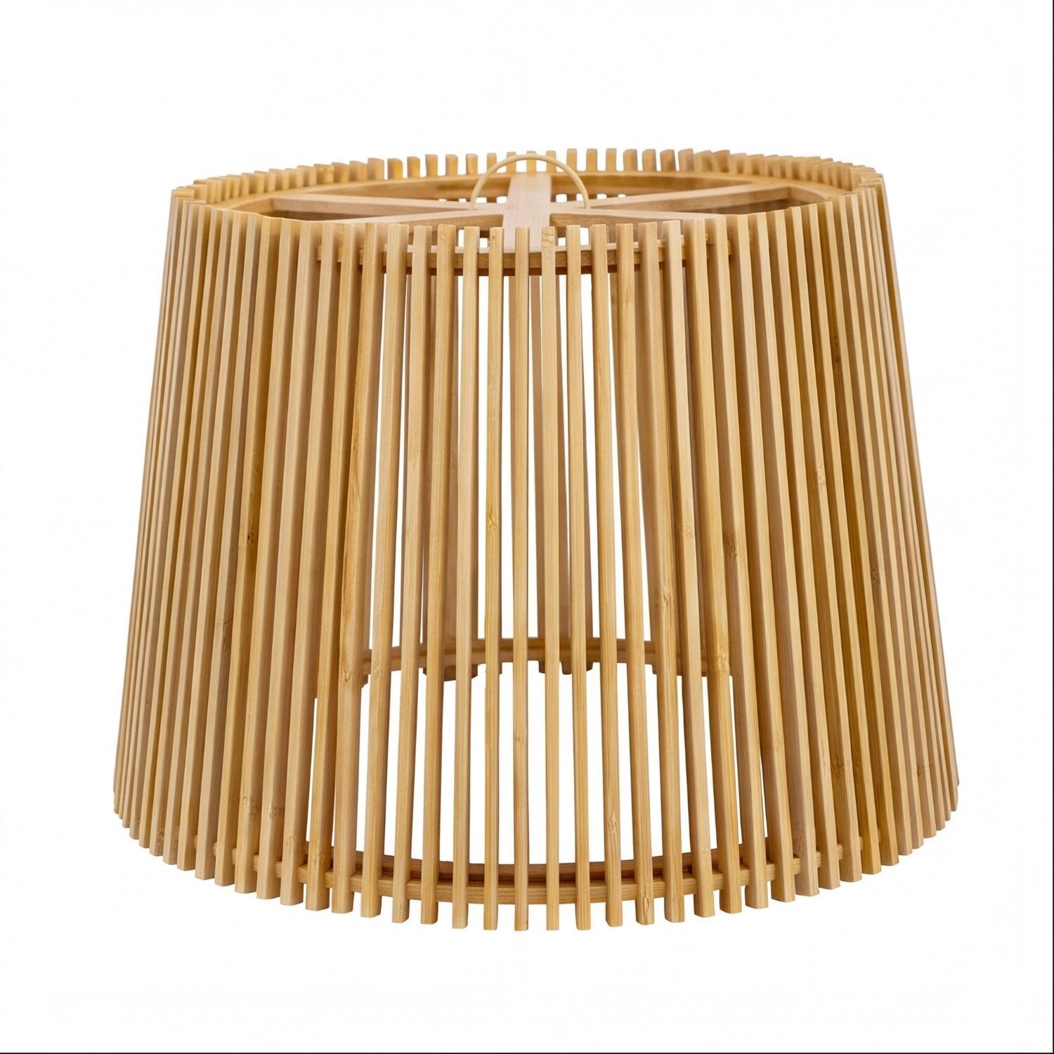 126715-akku-pendelleuchte-aussen-led-holz-metall-d-39-cm-rund-ip54-dimmer-fernbedienung-2700-k-kabellose-aussenleuchte-balkon-terrasse-garten-4 Holzlampe, Lampenschirm, Schlitzdesign, Rattanoptik, Ambientebeleuchtung