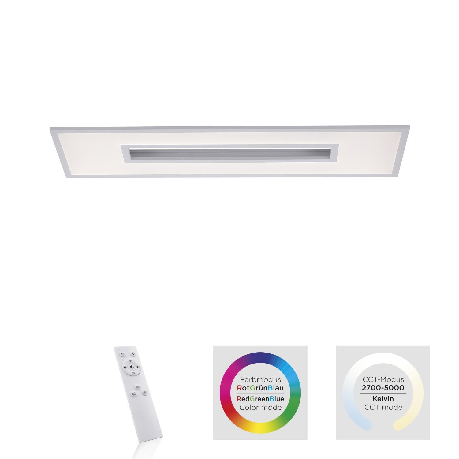 LED Deckenlampe Weiß RGB Licht dimmbar 2700-5000 K 34 W