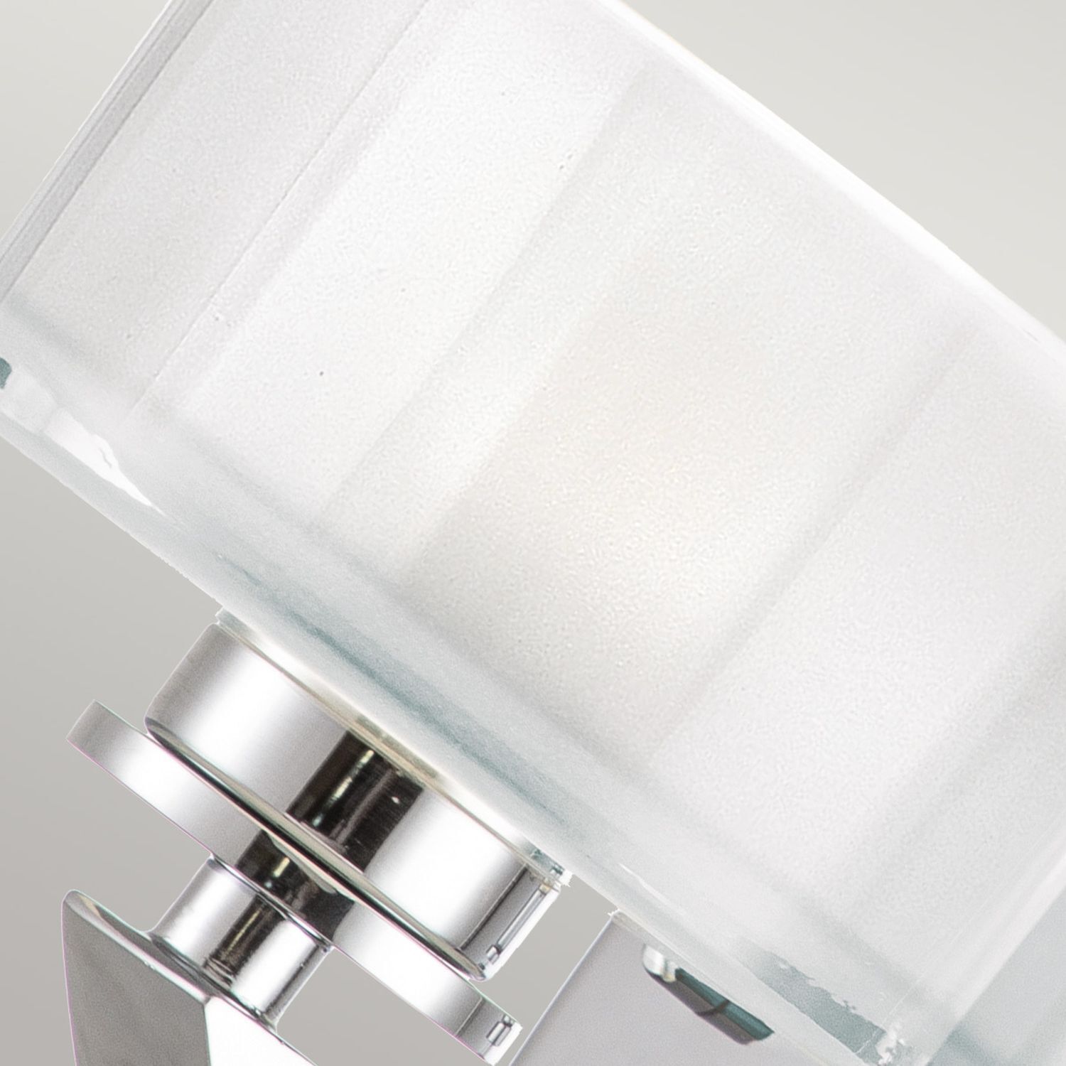 Wandleuchte Badezimmer LED G9 3000 K IP44 H: 20,3 cm klein Lampe, Licht, Metall, Chrom, Beleuchtung