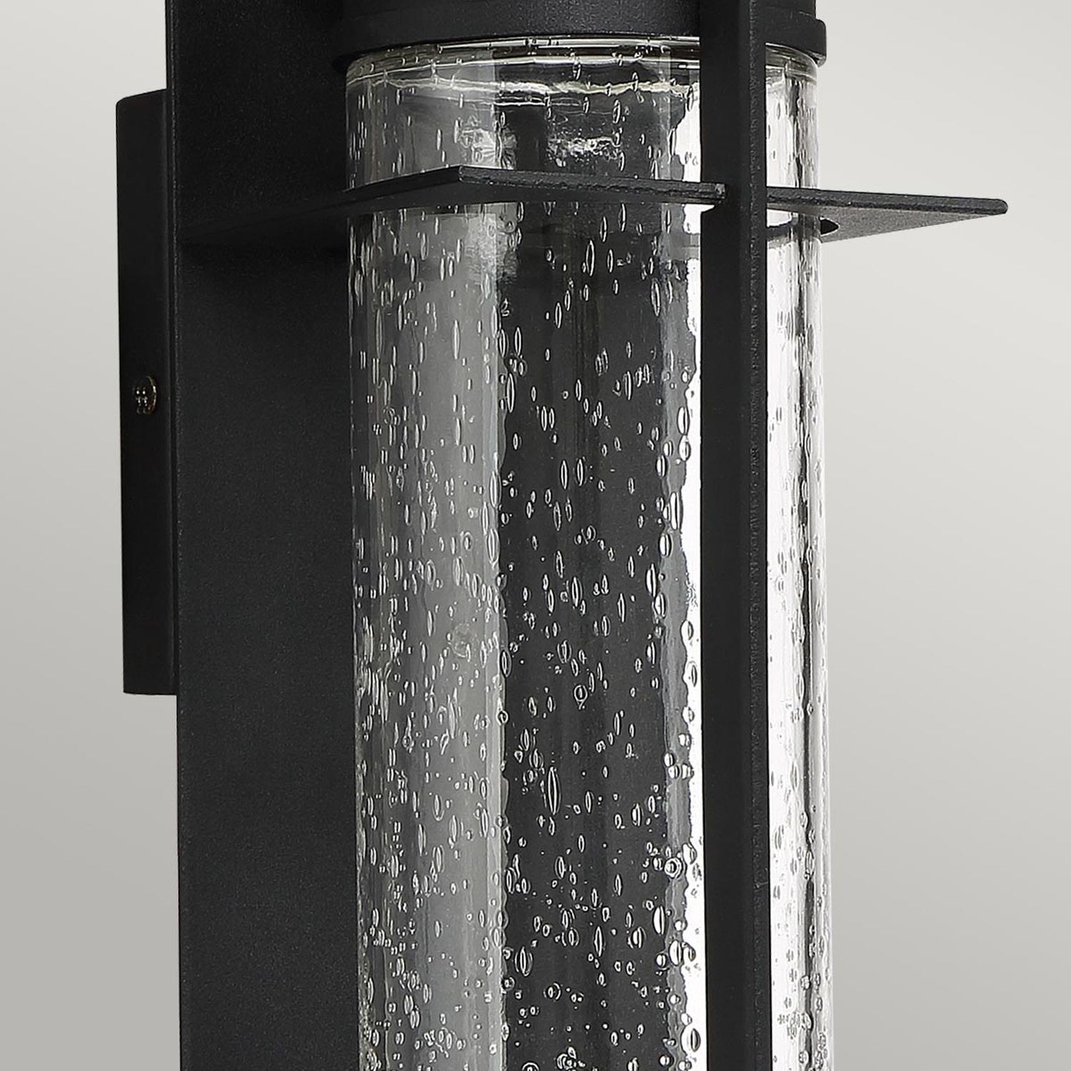 Applique LED extérieure alu verre H : 36,6 cm IP44 Downlight Krug, Drinnen