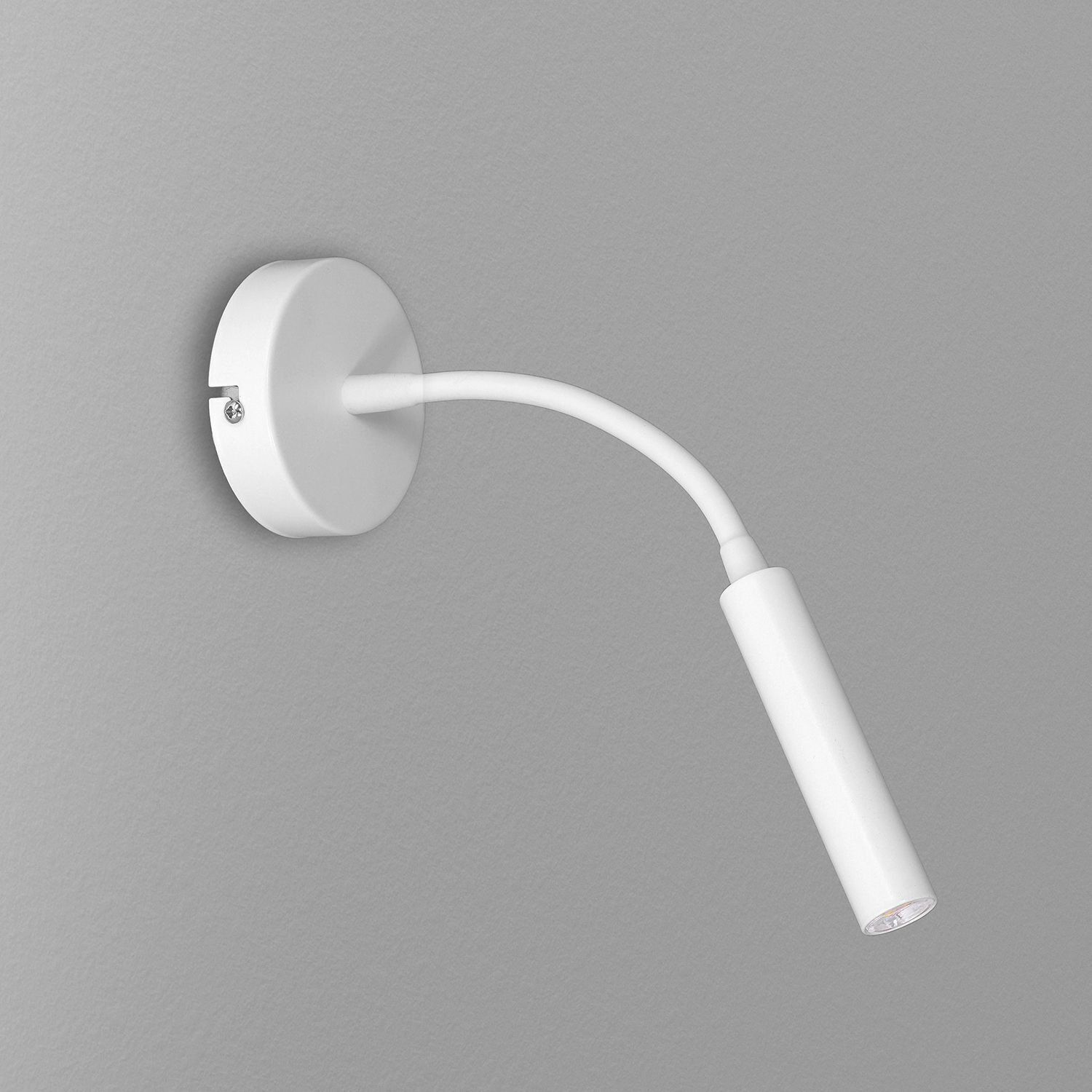 Wandspot Metall G9 akzentuiert T:35 cm Flexarm in Weiß