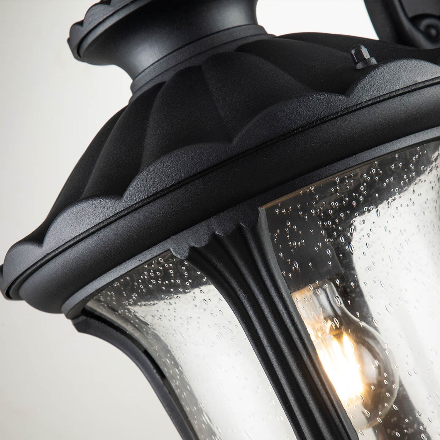 Laterne, outdoor, LED, glas, Wasserfest