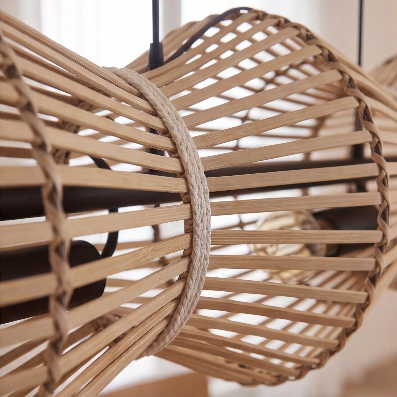 korb, korb aus rattan, gewebt, hängend, leichtes holz