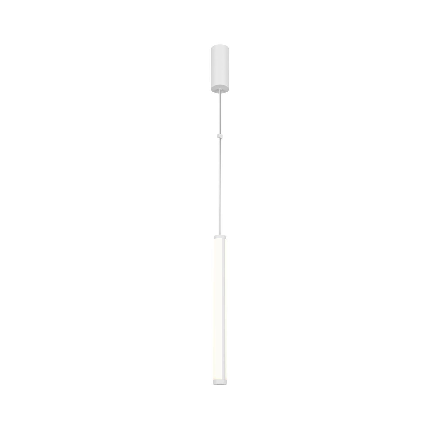 Lampe LED à suspendre aluminium verre L : 4 cm blanc rond 1150 lm