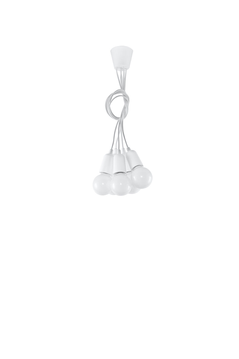 Lampe à suspendre réglable NESSA Blanc Profondeur jusqu'à 90cm