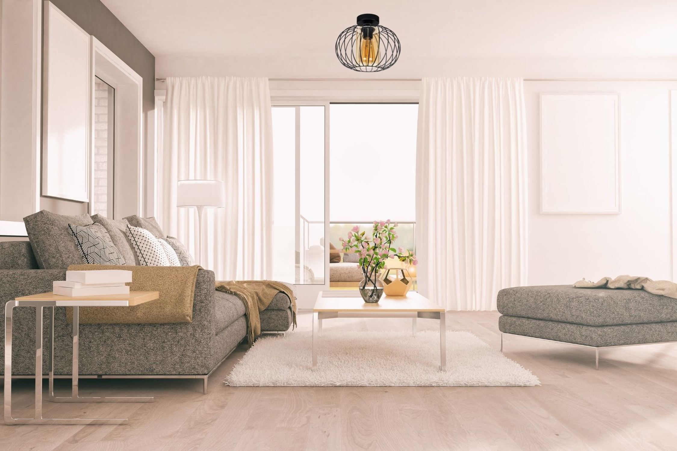 Lampe de plafonnier E27 Ø25 cm noir miel anti-éblouissement rétro Dekoration für Zuhause, Mobiliar, Drinnen, Innenarchitektur