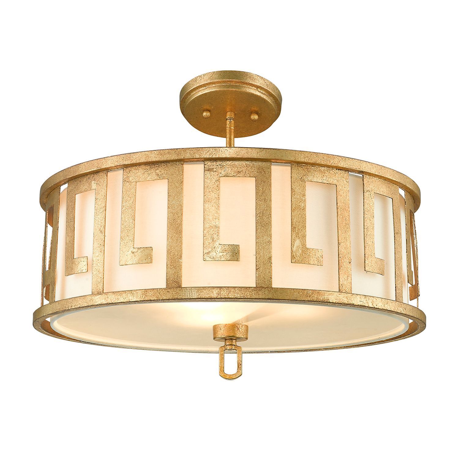 Plafonnier AIROSO Blanc Raccordable Lampe Vintage