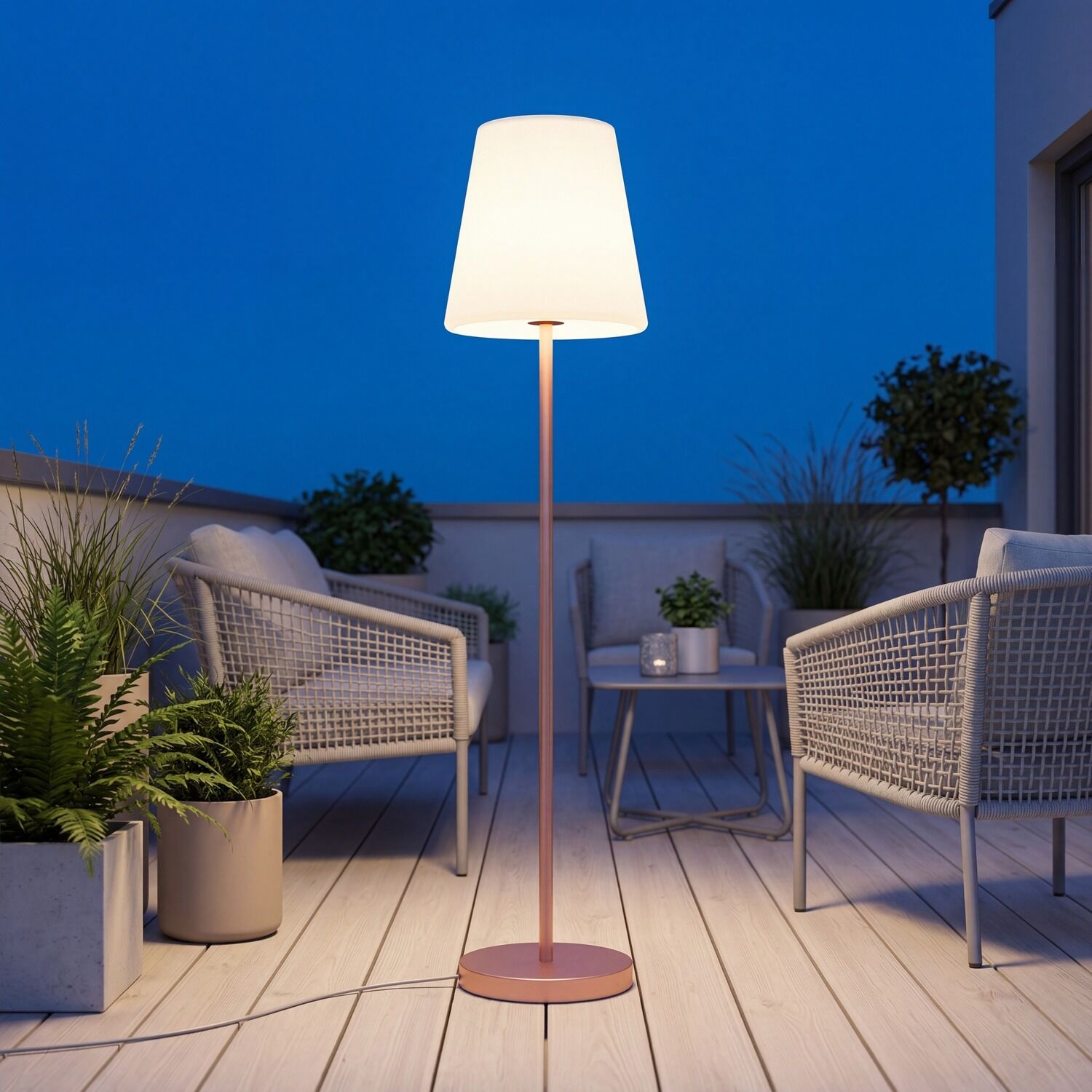 126687-led-aussenleuchte-kabel-stecker-1772-cm-dimmer-farbwechsel-3000-6500-k-warm-to-cold-stehlampe-aussen-in-rosa-weiss-gartenleuchte-terrassenlampe-1 Stehlampe, Außenlampe, Standlampe, LED-Lampe, Rosa-Gold-Ton