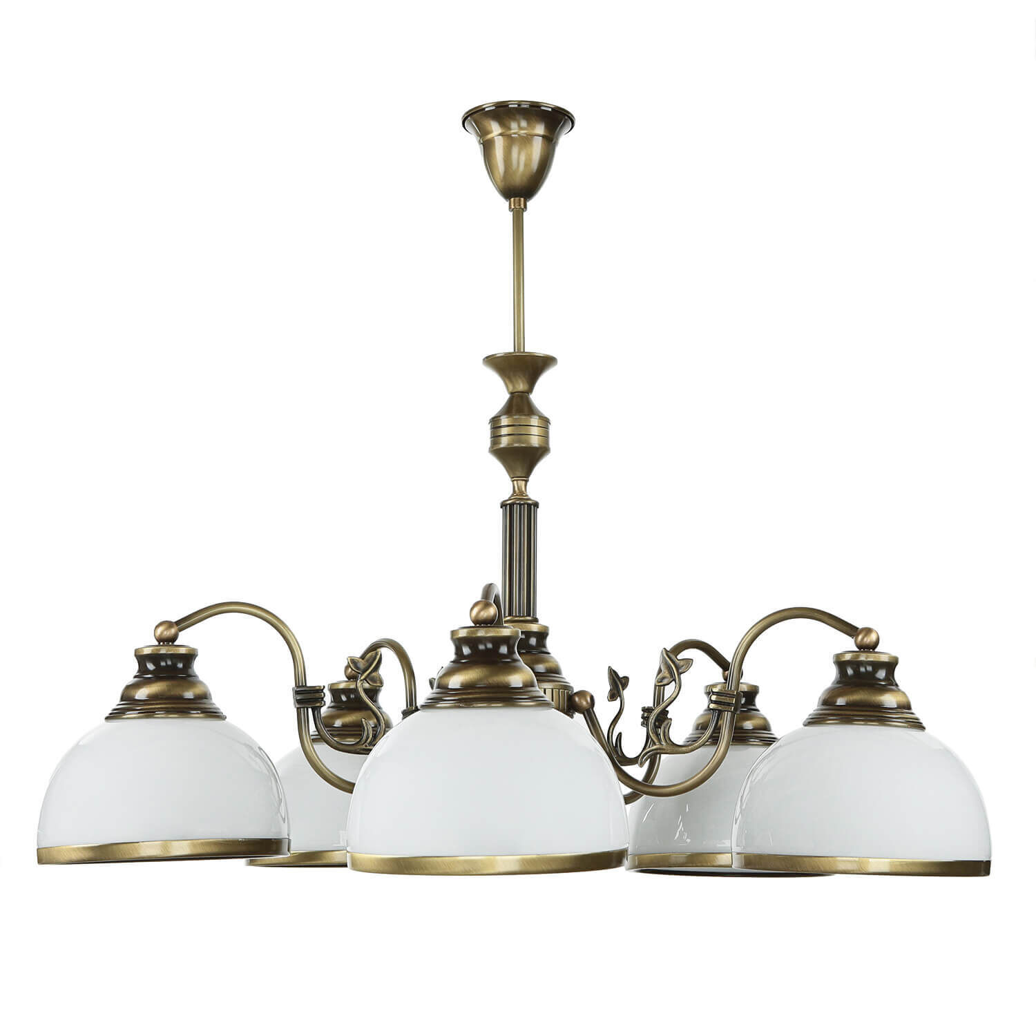 Deckenleuchte MARLOW Messing antik Ø70cm Esstisch Leuchte, Kronleuchter, Lampe, Deckenleuchte