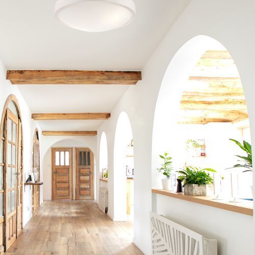 Plafonnier FERNLY Blanc Moderne rond Salon
