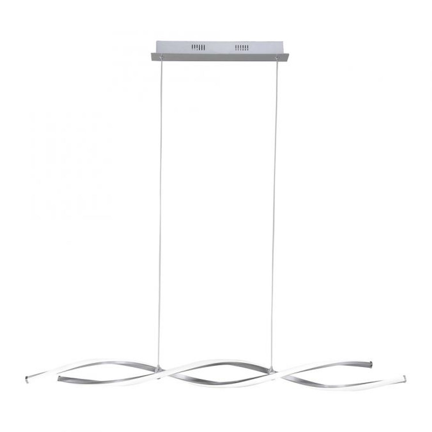 Grande lampe LED suspendue en acier 110 cm 3000 K dimmable