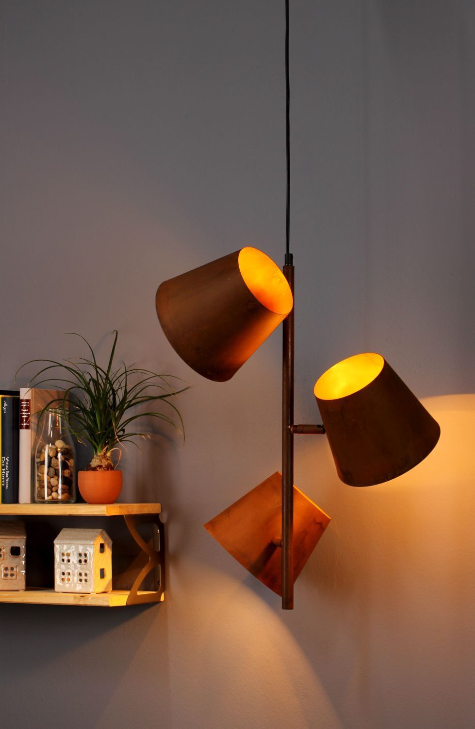 Lampe, Lampenschirm, Pflanze