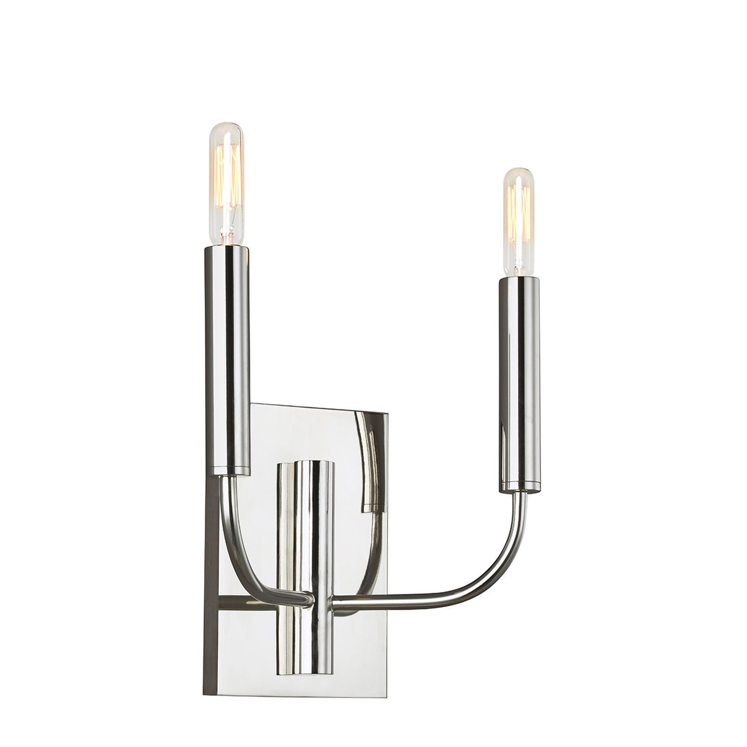 wandlampe, chrom, metall, zwei-lampen, wandlampe-spiegel