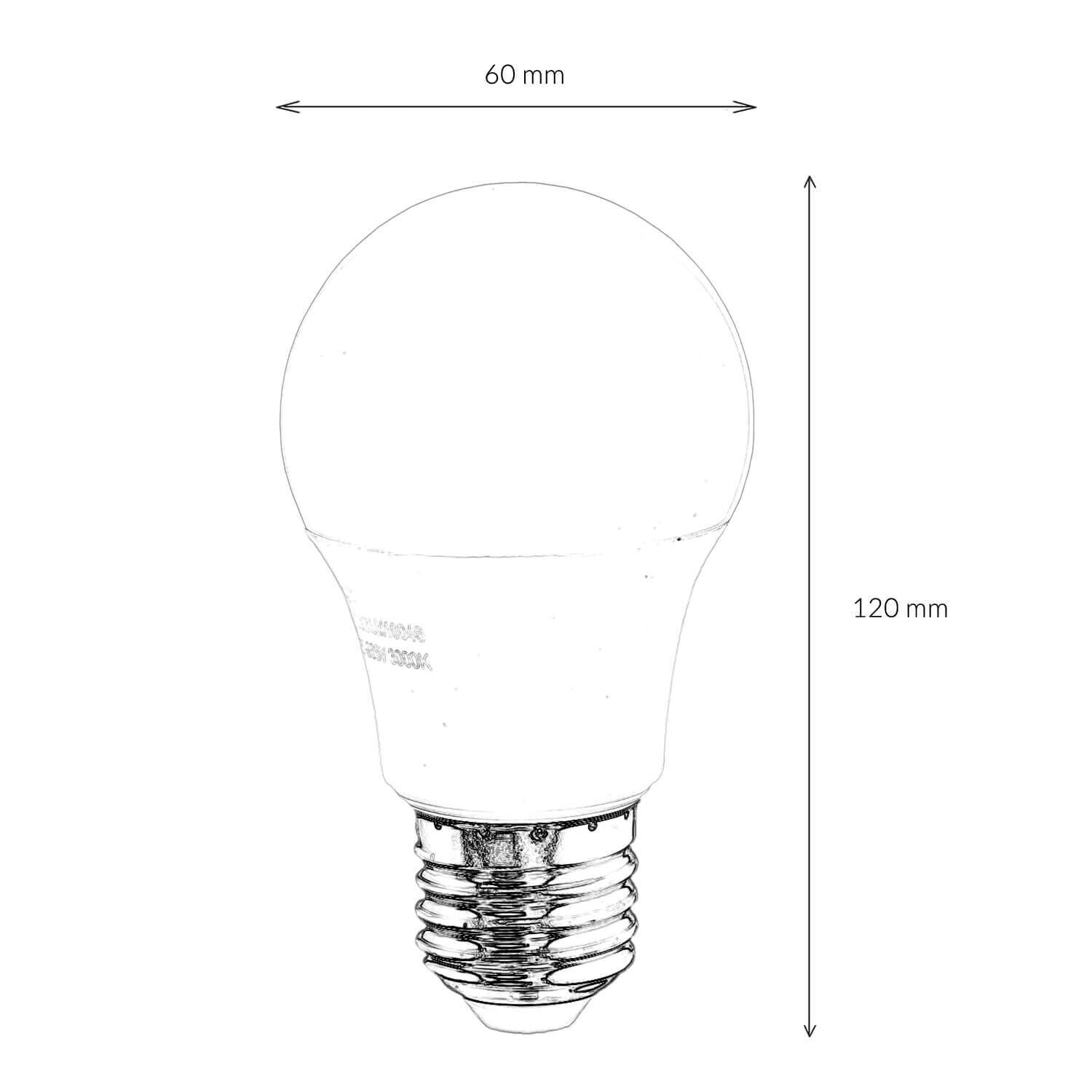 LED Leuchtmittel E27 5 Watt 3000 K 350 lm - LM10046