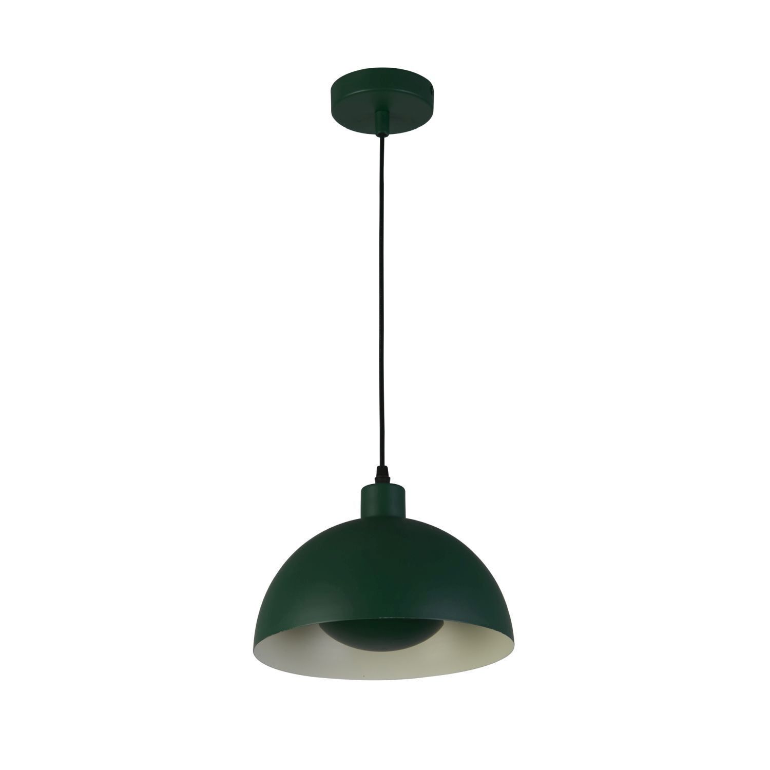 Pendelleuchte Loft E27 Ø40 cm rund Metallschirm in Grün Lampe, Deckenleuchte, Leuchte