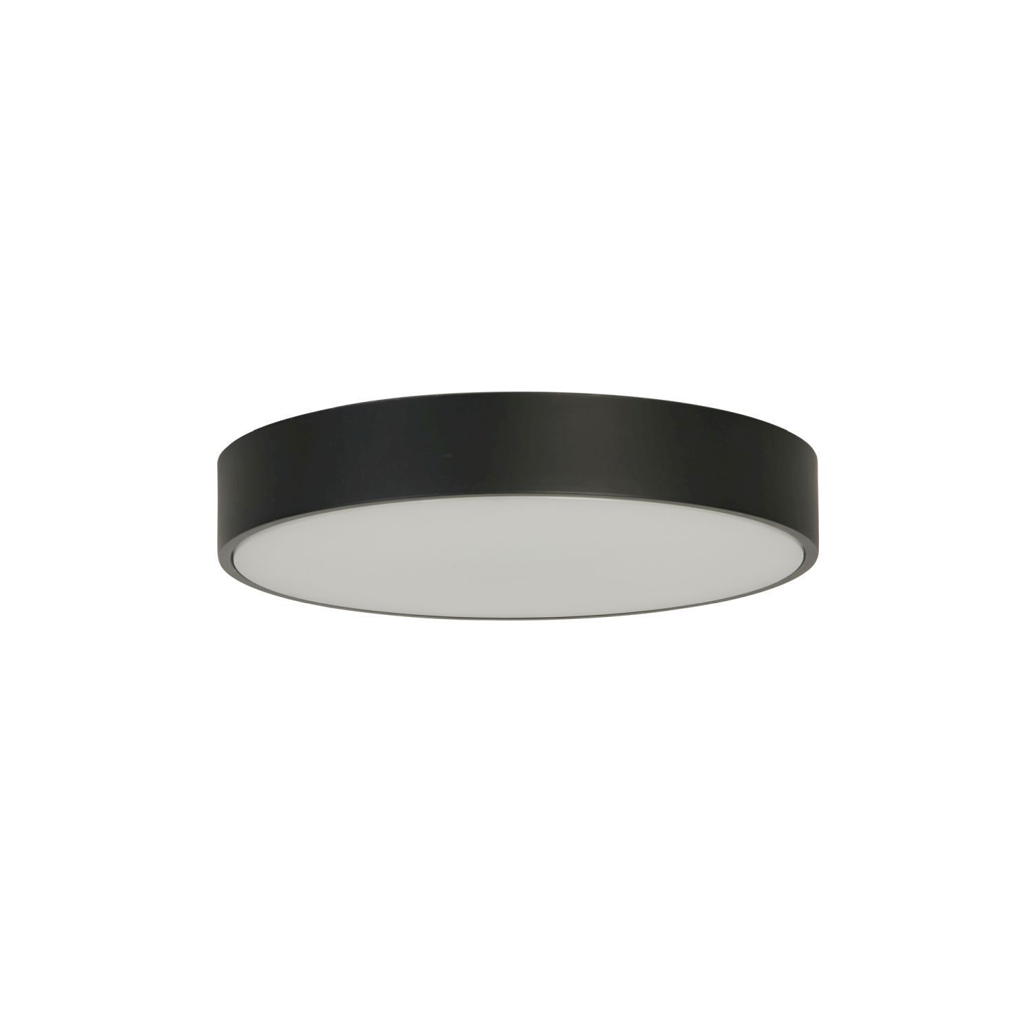 Plafonnier rond à LED noir métal L:25 cm 3000 K Deckenleuchte