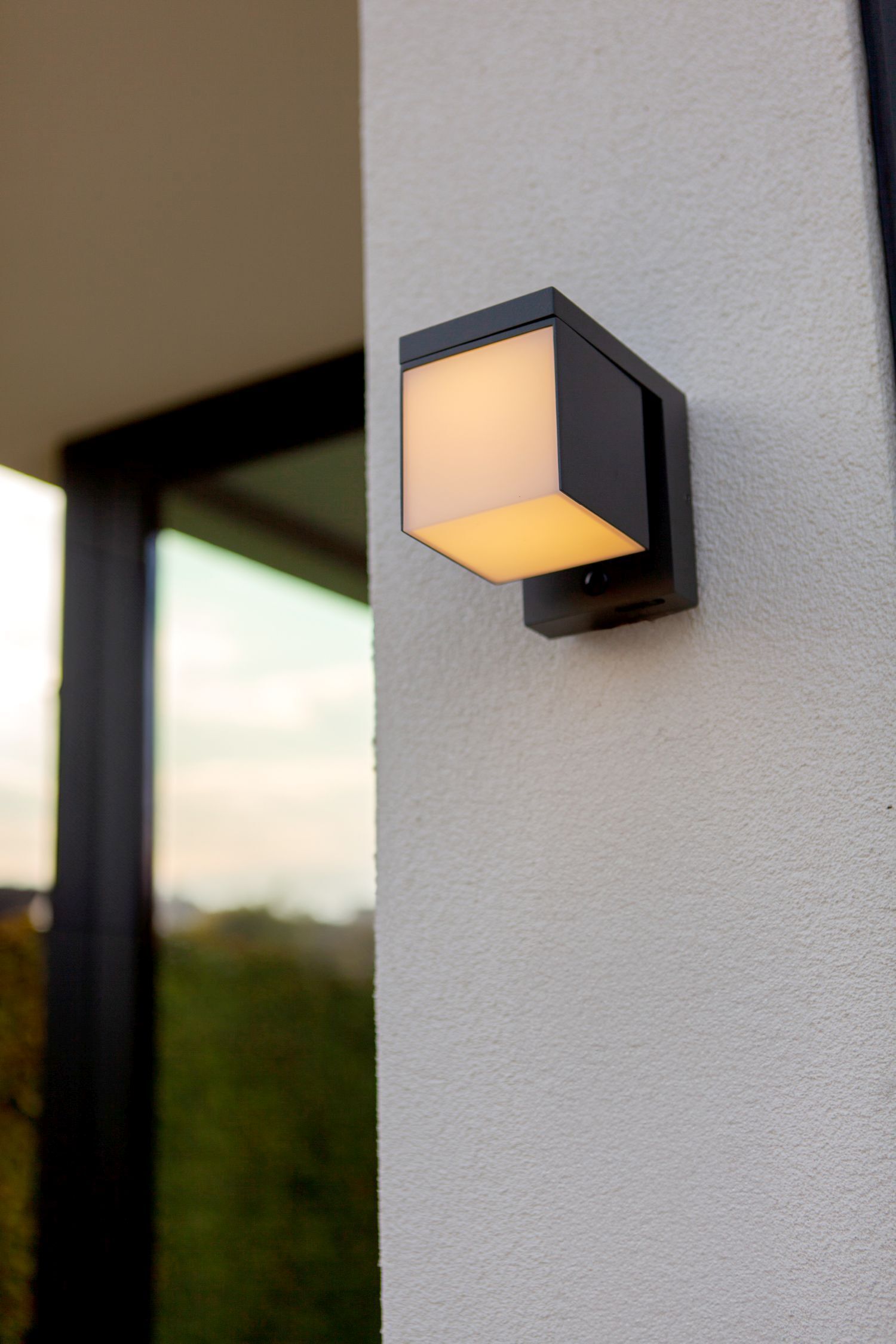 Applique solaire LED Détecteur de mouvement IP54 H:13,5 cm