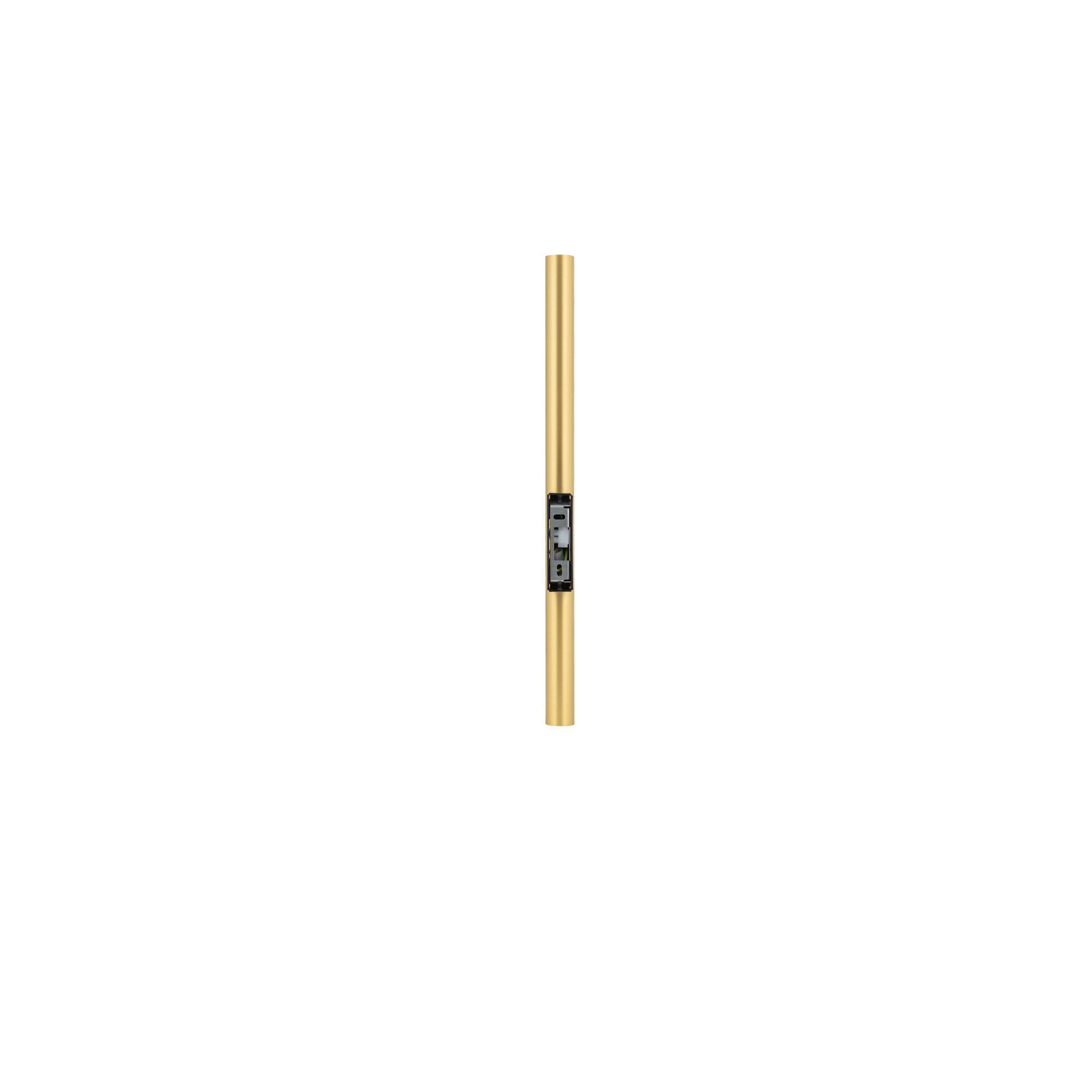 wandleuchte-metall-lampen-wandleuchte-indirekt-cult-2x-g9-led-mit-3-watt-inklusive-schwarz-messing-metall-messing-le70891-04 goldener Stab, Gehäuse, Fach, Mechanismus, eingelassene Platte