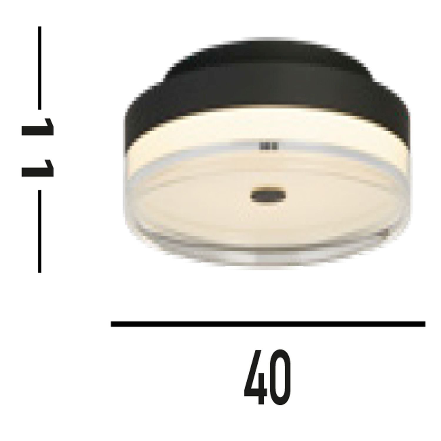 Deckenlicht, LED-Deckenleuchte, Rundlampe, Beleuchtung, Kachel-Design