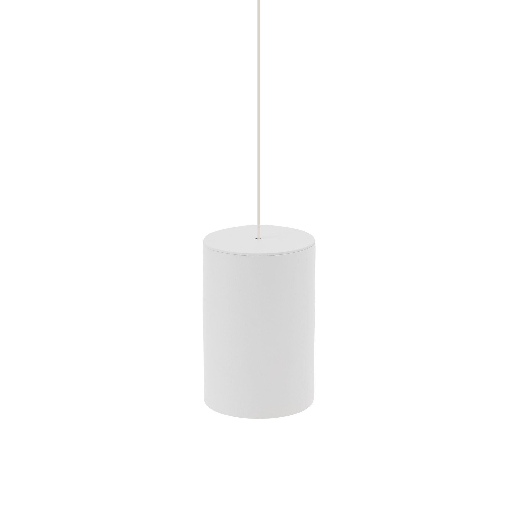 LED Pendelleuchte Weiß Aluminium Ø5,5 cm rund 19 W lampe, pendel, weiß, kabel, minimal