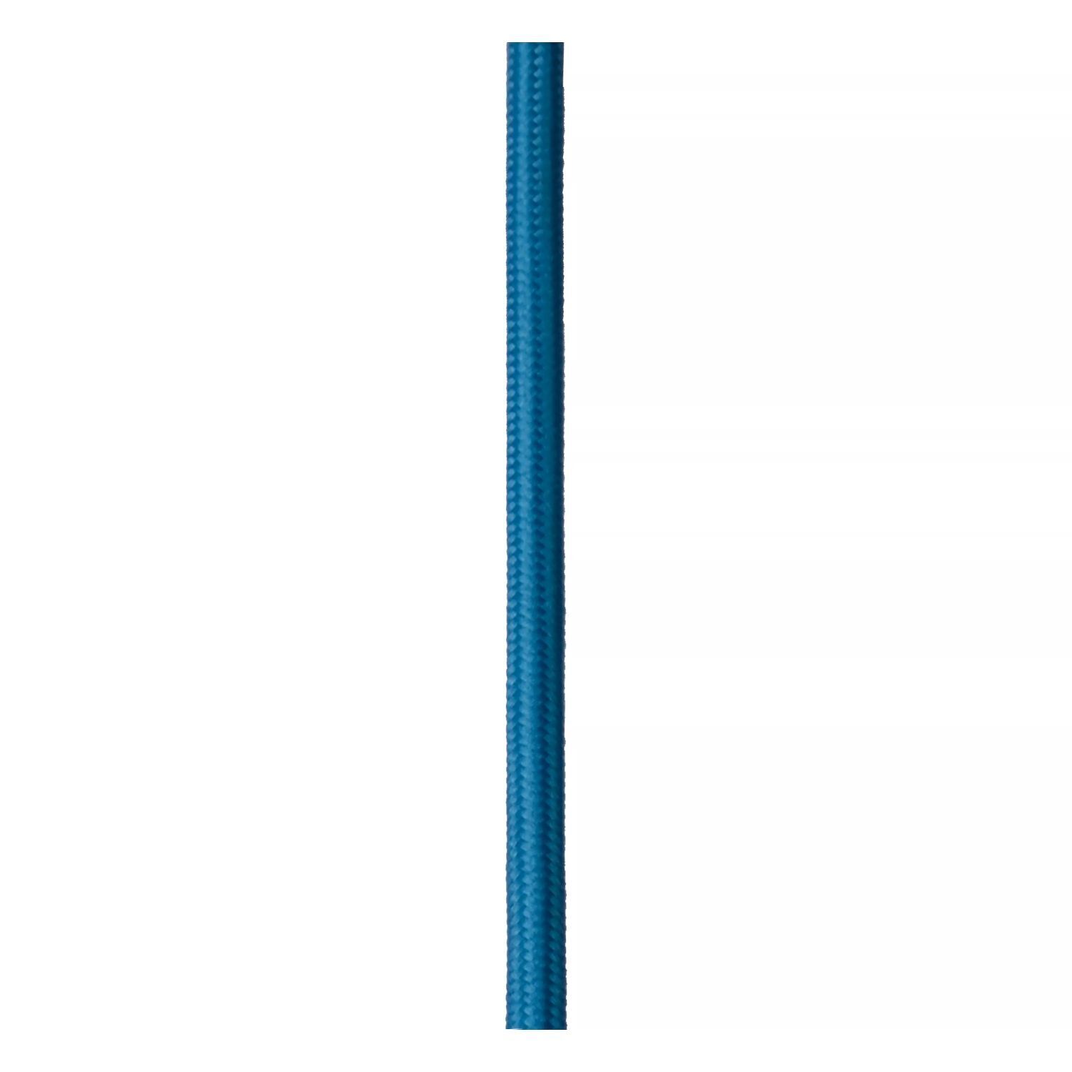 Wandleuchte Kinder Metall Blau Natur T:15 cm E27 Kabel