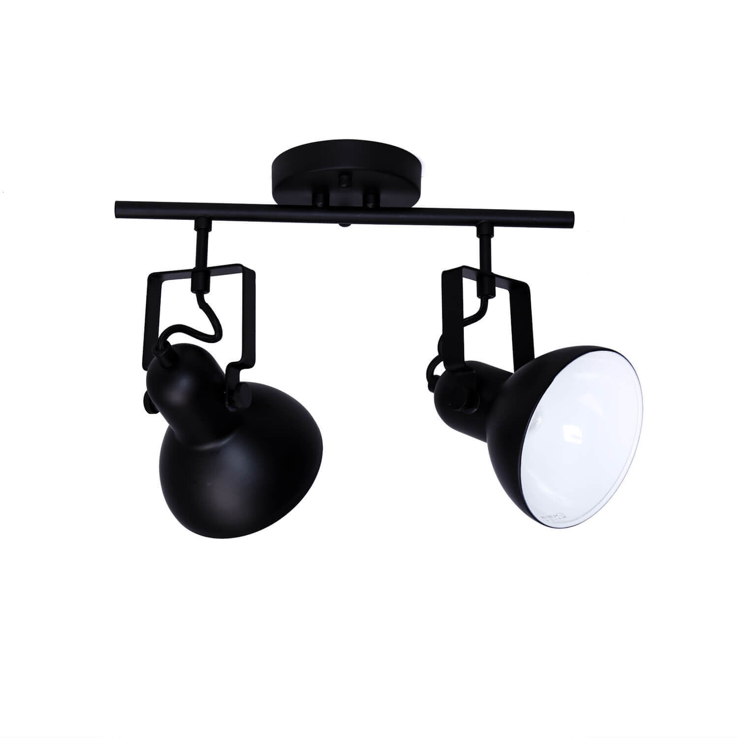 Spot Luminaire Noir Métal long Rétro pratique Beleuchtung, Leuchte, Lampe
