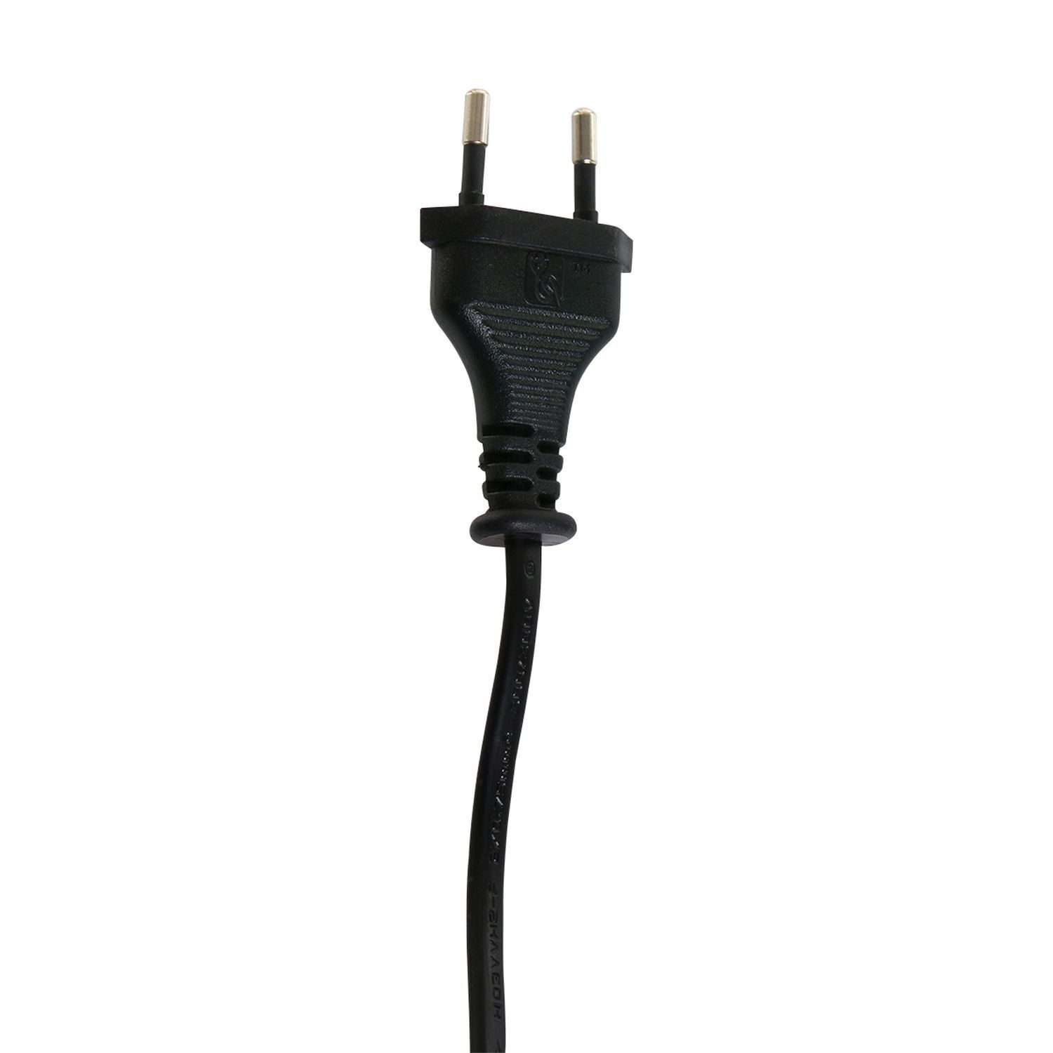 Wandspot mit Stecker in Schwarz Silber T:29 cm flexibel