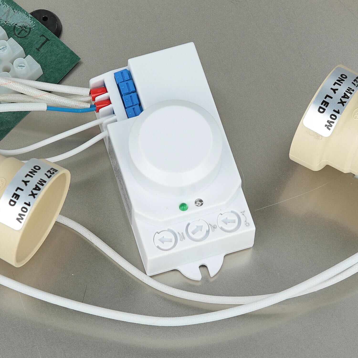 Deckenleuchte Chrom Bad Wohnzimmer Lampe MONI Band