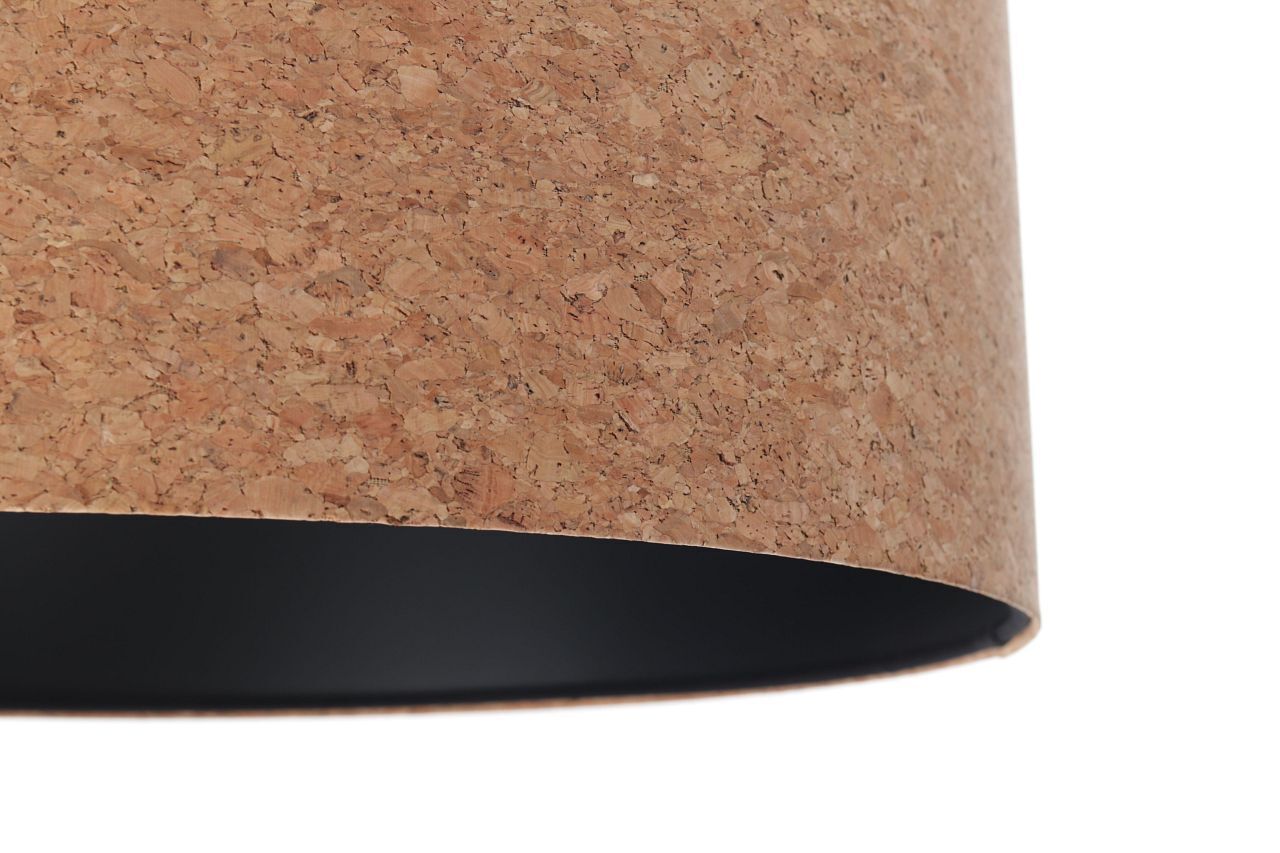 Suspension ronde Nature Noir Ø 40 cm E27 Liège