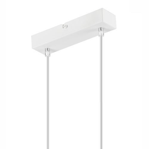 Suspension moderne Table de salle à manger Blanc Lampe en bois