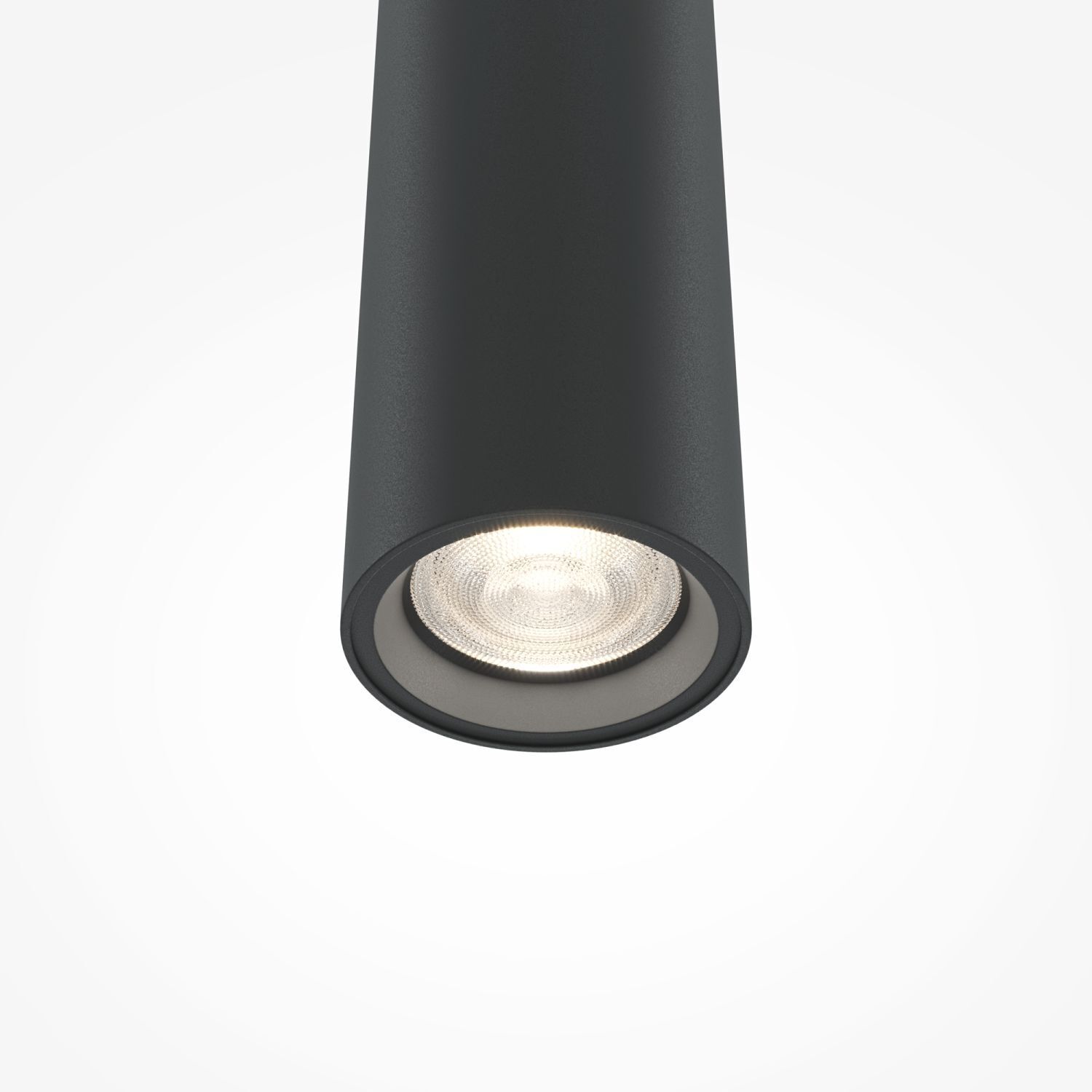 Suspension aluminium LED D : 3 cm rond H : max. 380 cm