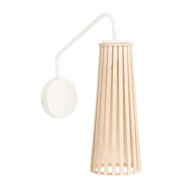 Wandleuchte, Wandlampe, Holzlampe, Lichtquelle, Holzstruktur