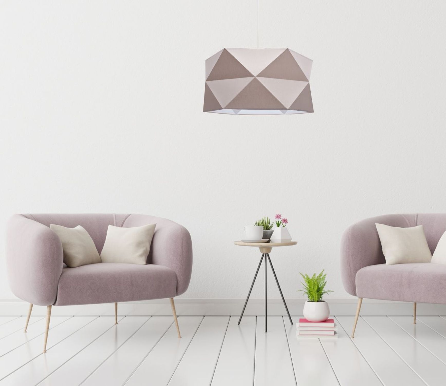 deko-leuchte, hängelampe, geometrisch, grau, wohnzimmer